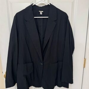 a new day Women's Black Blazer